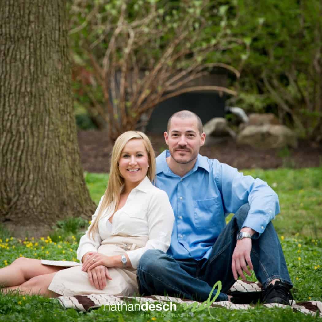 Reading Arboretum Engagement photographer