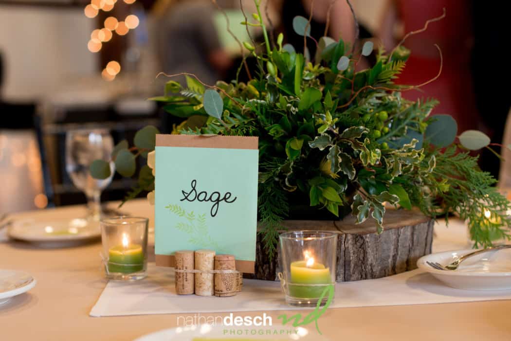 reception at barn at overlook
