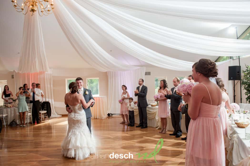 Summer wedding at Harmony Hall In Middletown