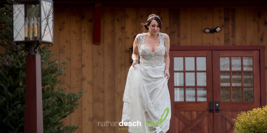 wedding at harvest view barn