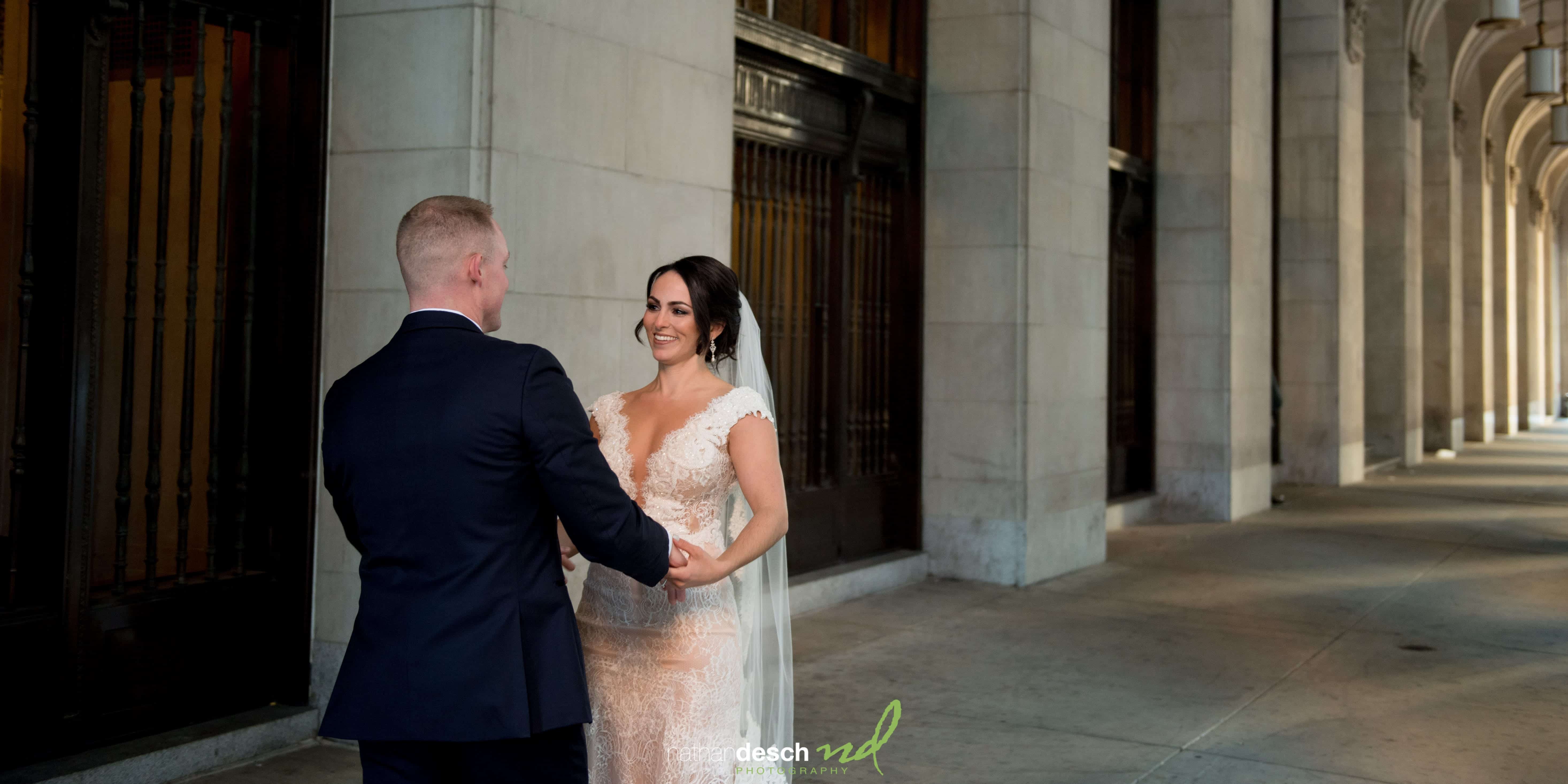 cescaphe ballroom wedding