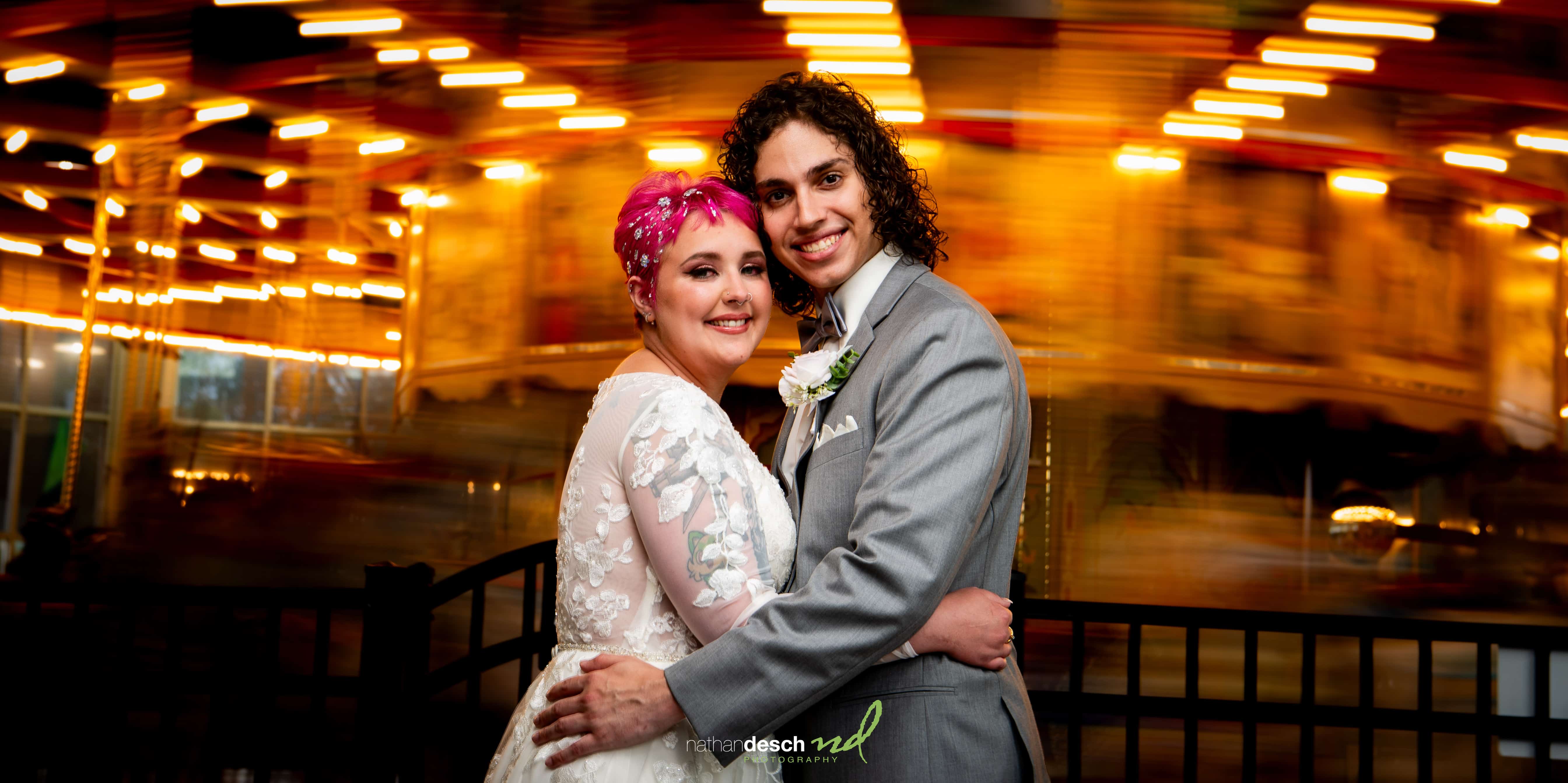 Pottstown carousel wedding pictures