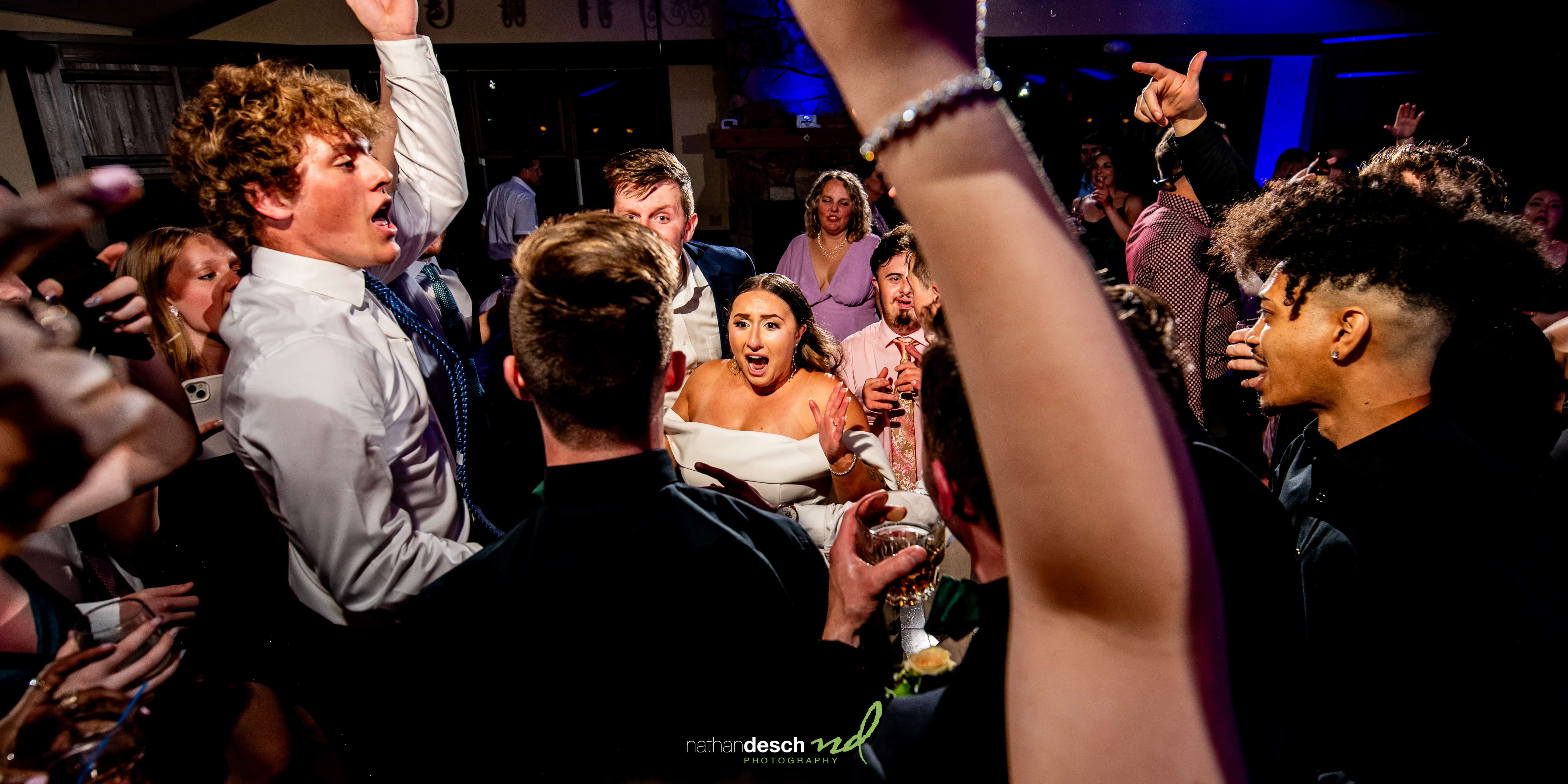 bride dancing at her wedding