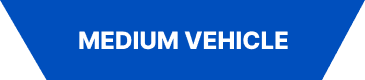 A blue banner with white, bold capital letters in the center that read MEDIUM VEHICLE.