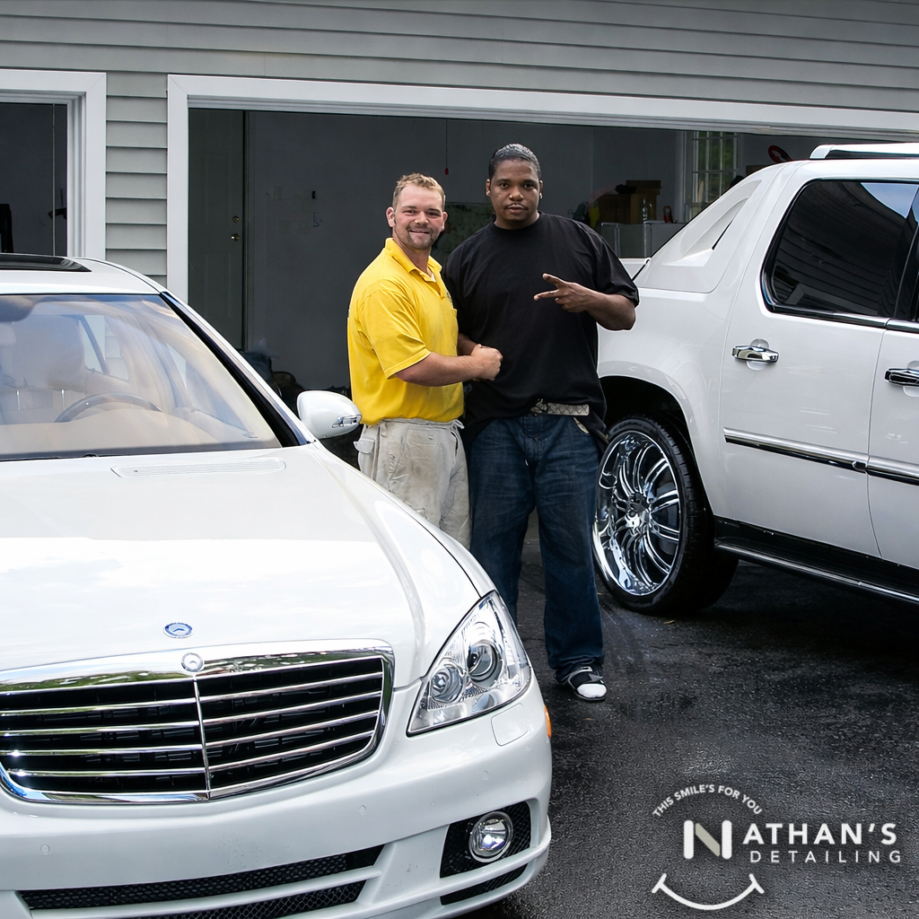 Customer photo after detailing service during mobile detailing