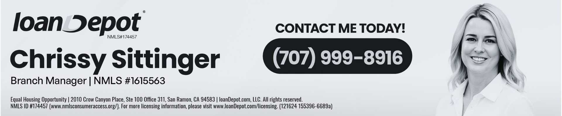 Chrissy Sittinger, Loan Depot partner for mortgage services