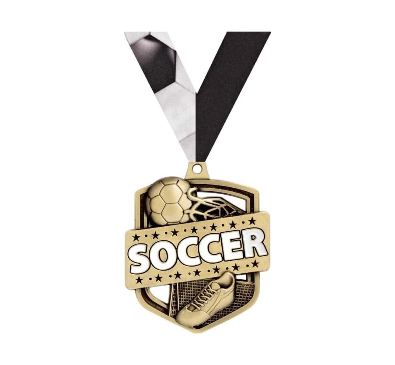 #9 - 2" Soccer Admiral Medal