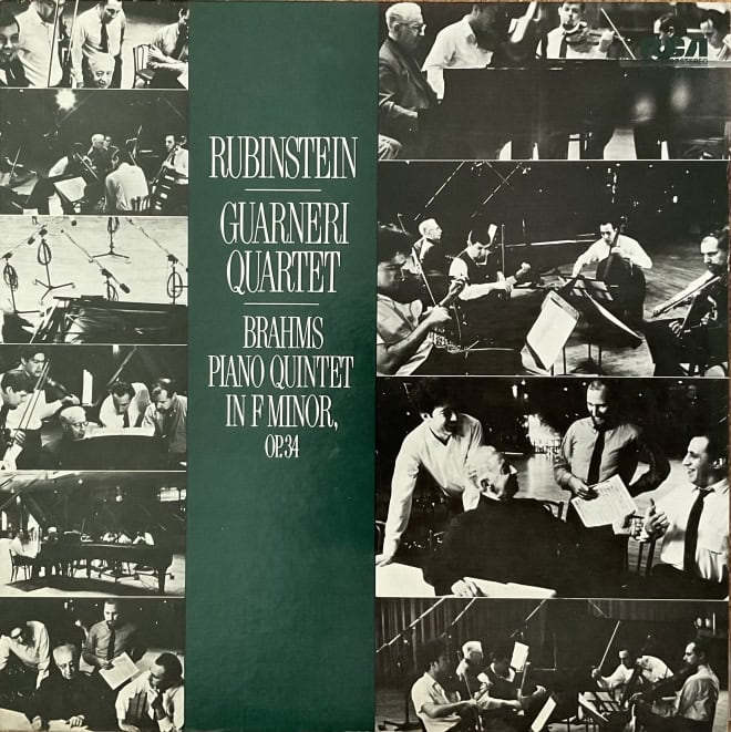 Rubinstein, Guarneri Quartet - Bhrams, Piano Quintet in F Minor, OP.34