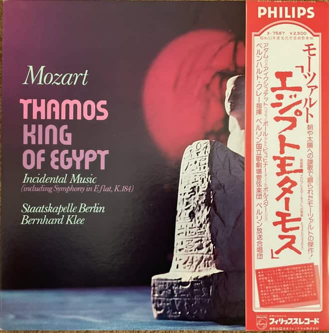 Mozart - Staatskapelle Berlin, Bernhard Klee – Thamos, King Of Egypt (Incidental Music)