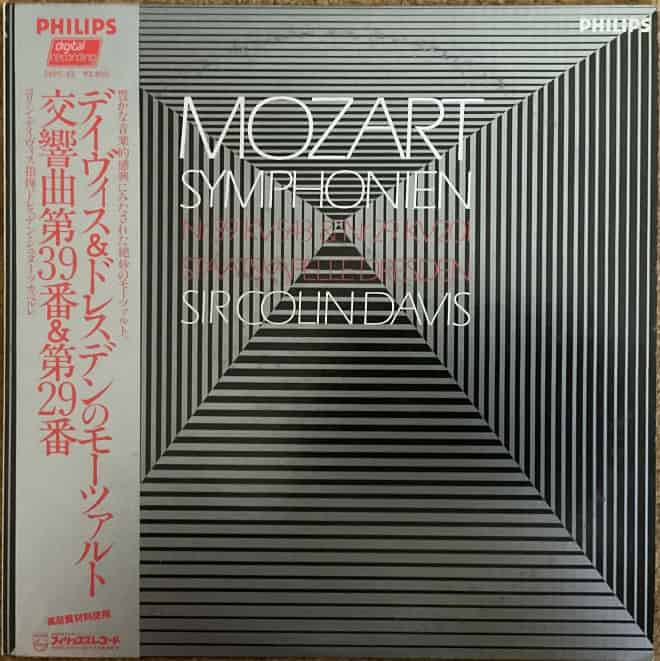 Mozart - Staatskapelle Dresden, Sir Colin Davis – Symphonien Nr. 39 KV 543 & Nr. 29 KV 201