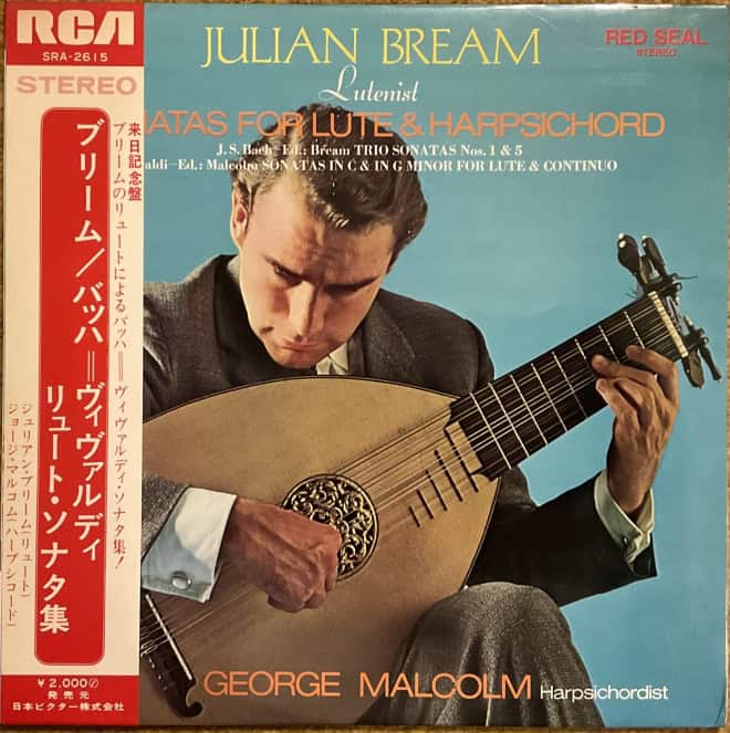 Julian Bream / George Malcolm, Bach / Vivaldi – Sonatas For Lute And Harpsichord