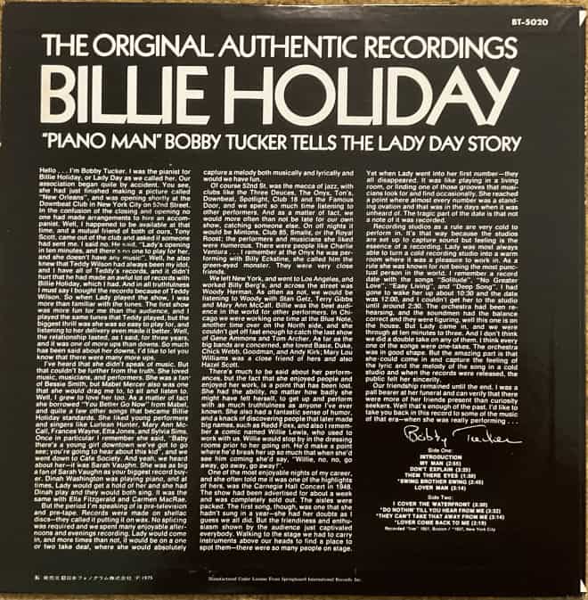 Billie Holiday ‎– The Original Authentic Recordings - imagine 2