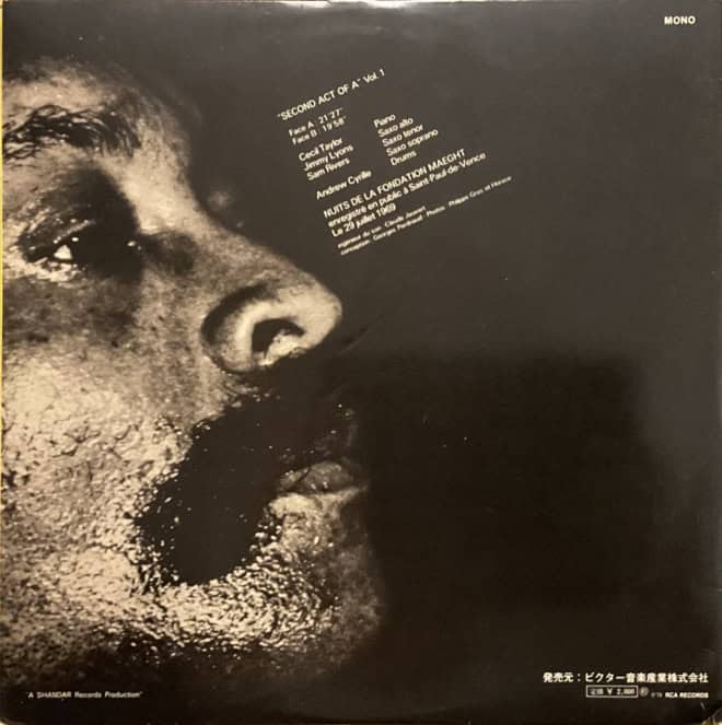 Cecil Taylor – Nuits De La Fondation Maeght Vol. 1 - imagine 2