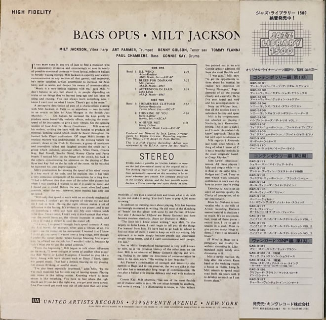 Milt Jackson - Bags’ Opus - imagine 2