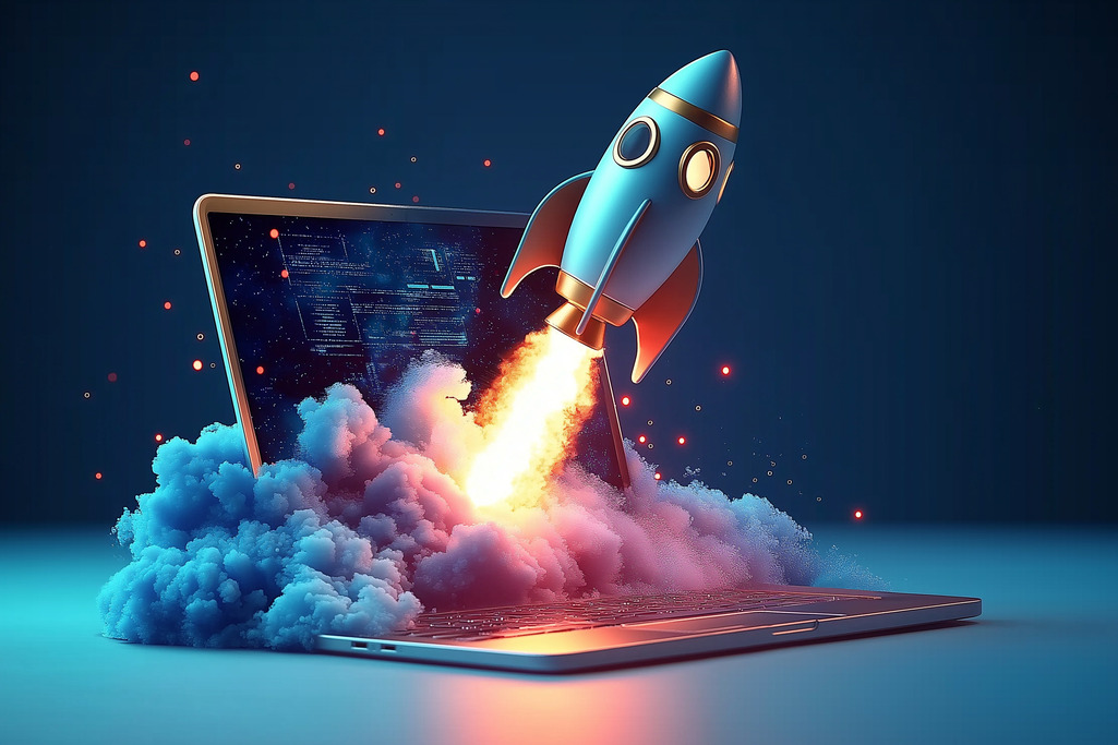 digital creative rocket