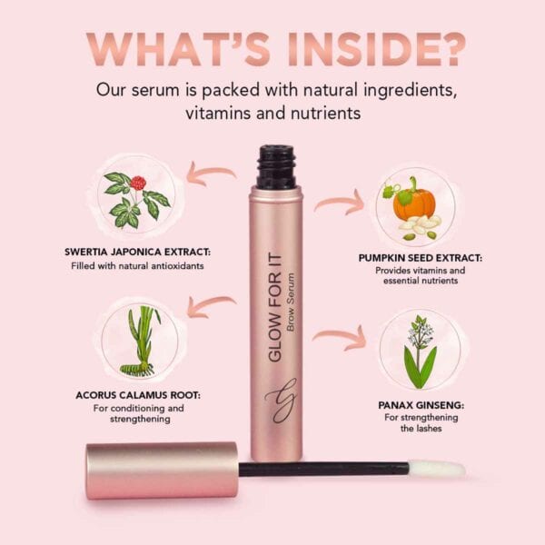 New Leaf Upper Hutt Glow For It Brow Growth Serum