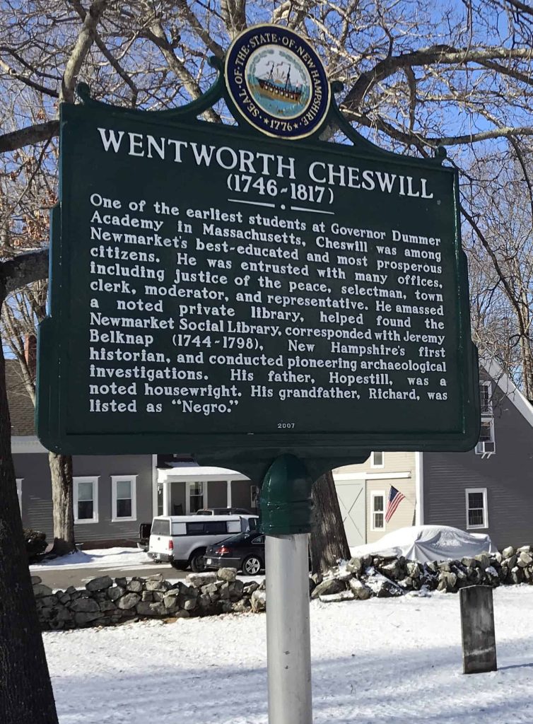 Wentworth Cheswill Historic Monument