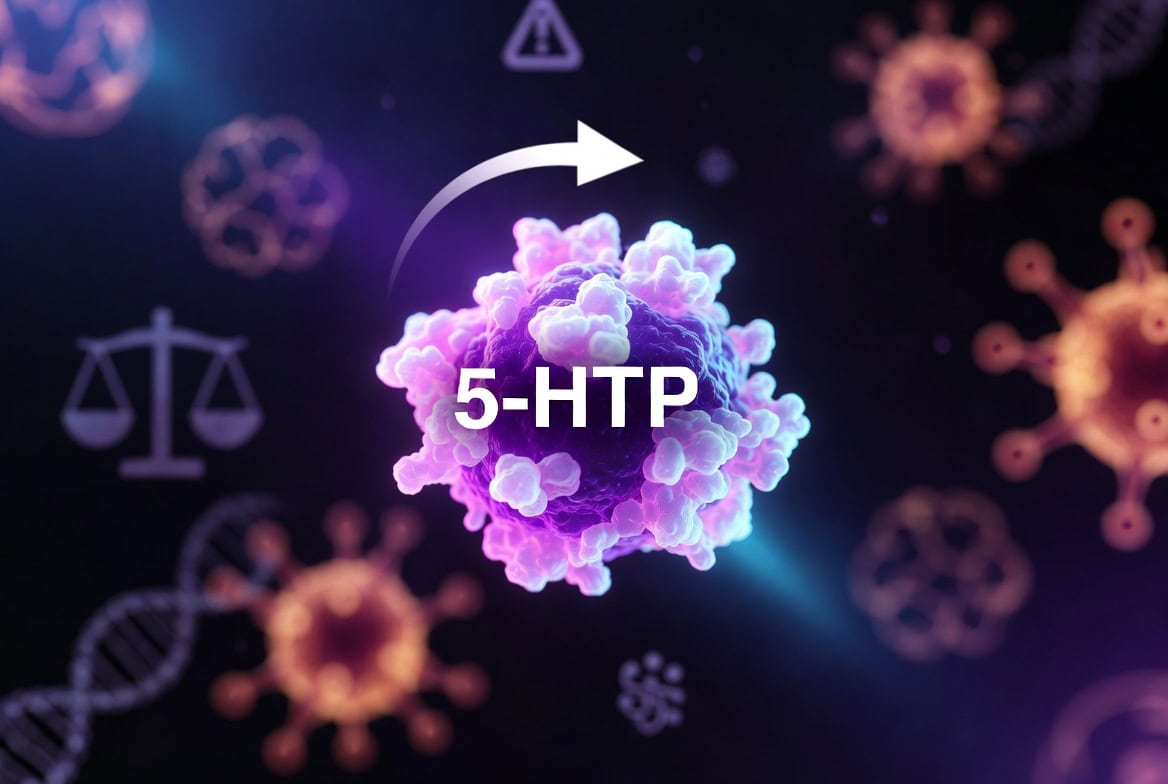 5-HTP supplement capsules and natural health products