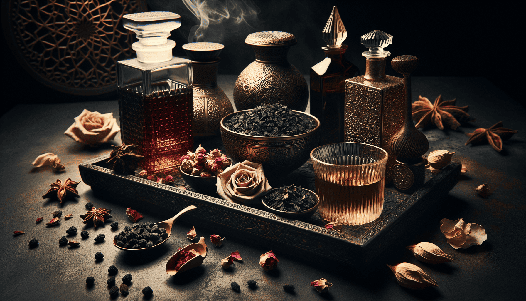 Oud, Black Seed, and Rose Water in Skincare