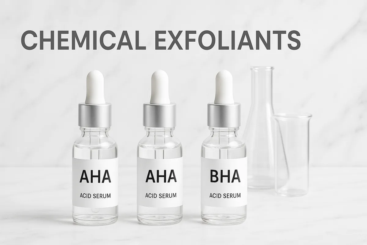 AHA vs BHA Exfoliants: Glycolic, Salicylic & Lactic