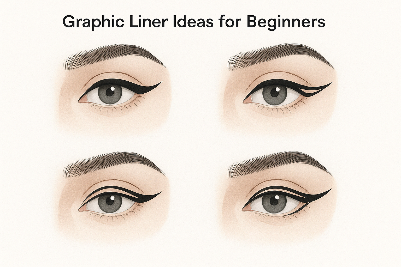 Graphic Liner Ideas for Beginners