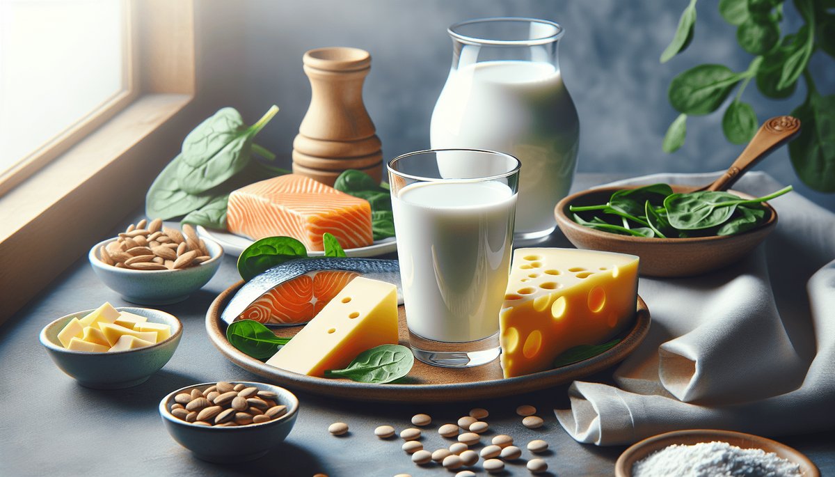 Calcium and Vitamin D for Bone Density in Menopause - informational body image