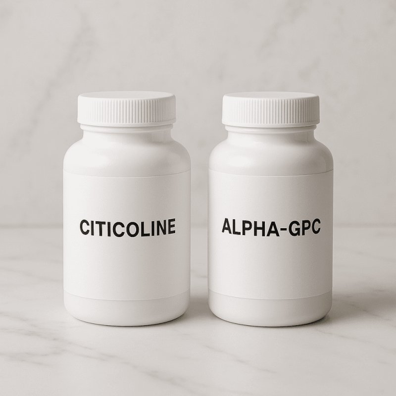 Citicoline and Alpha-GPC choline source supplements comparison
