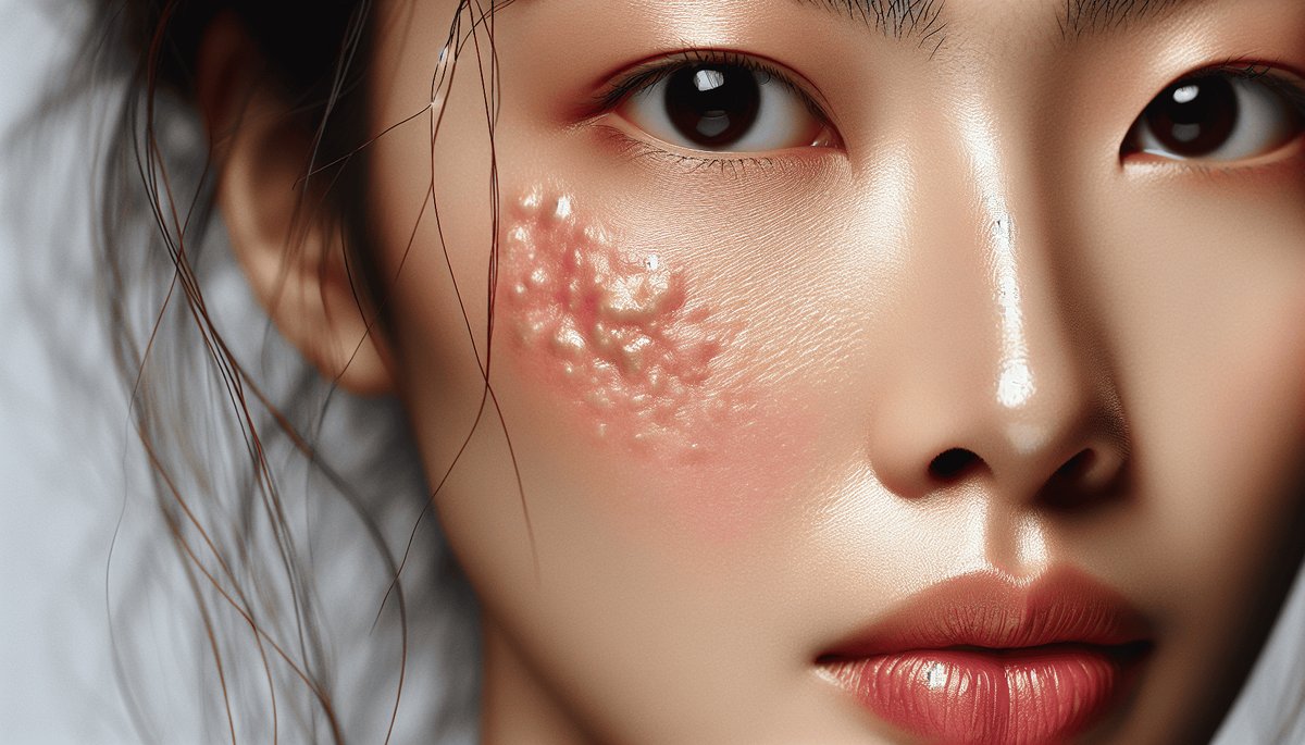 Full-coverage makeup camouflage products arranged on clean white surface for skin conditions
