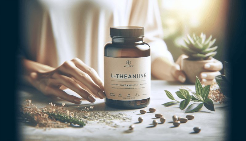 L-theanine green tea supplement for calm focus and anxiety relief