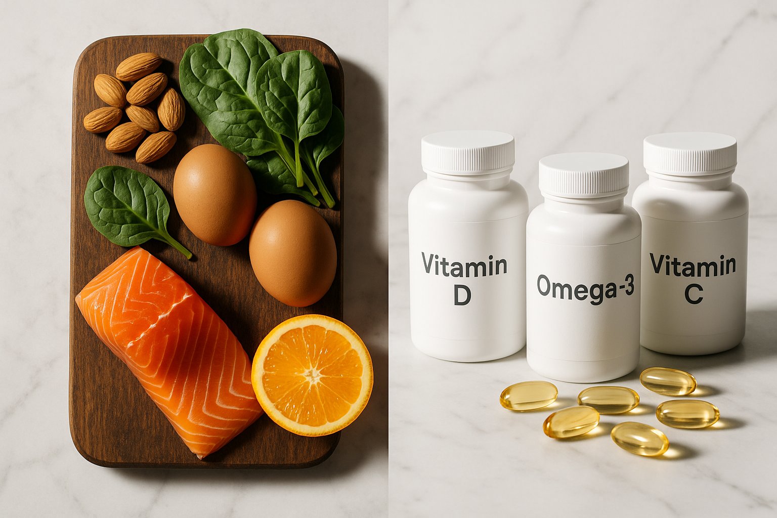 Food vs. Supplement Equivalency: How Much Food Equals One Supplement Dose?