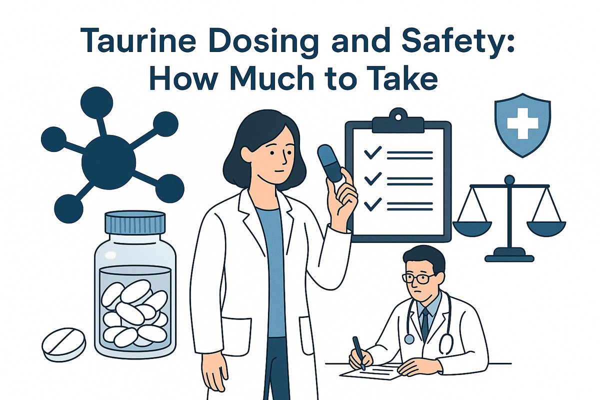 Taurine Dosing and Safety: How Much to Take