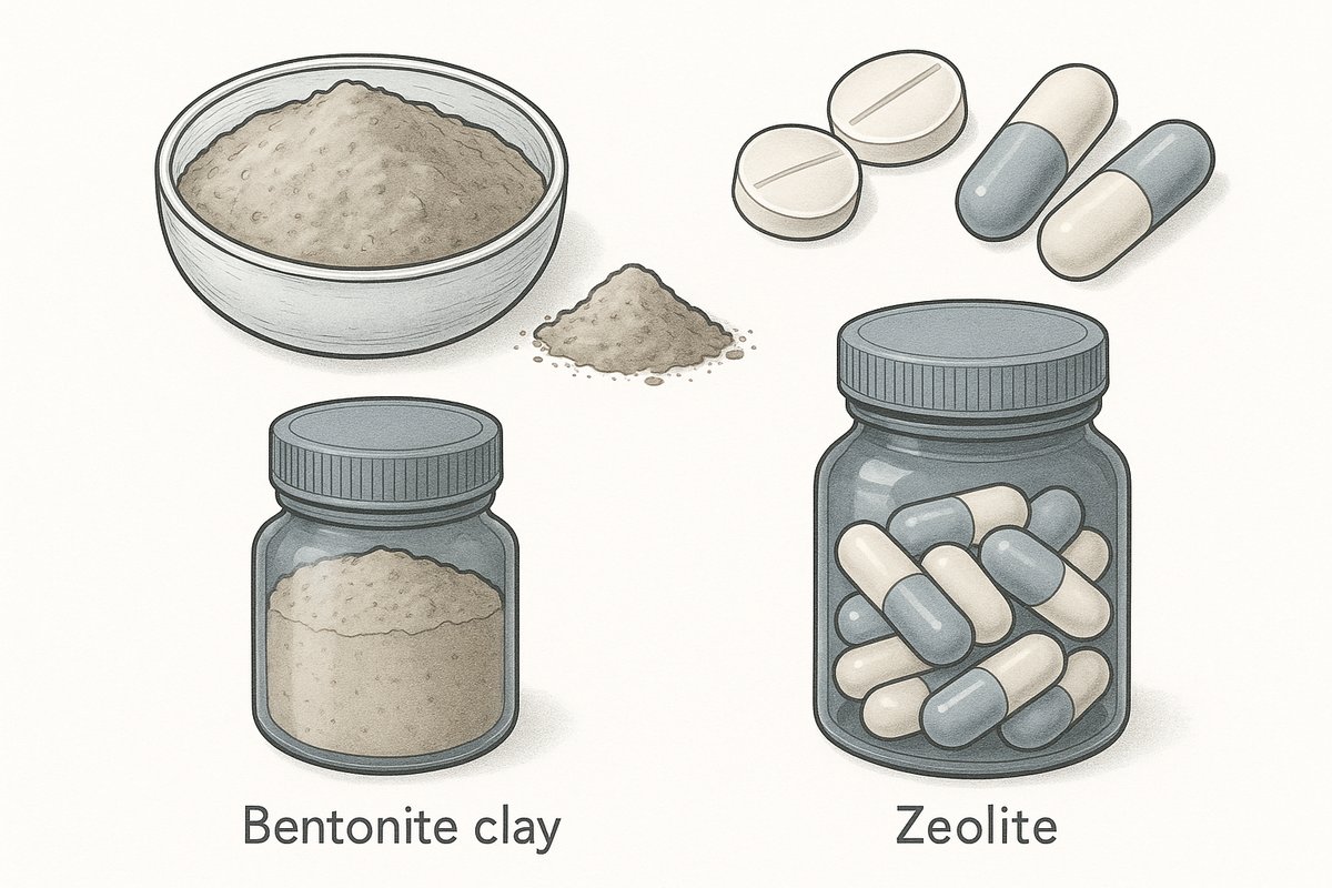 Bentonite Clay and Zeolite Supplements