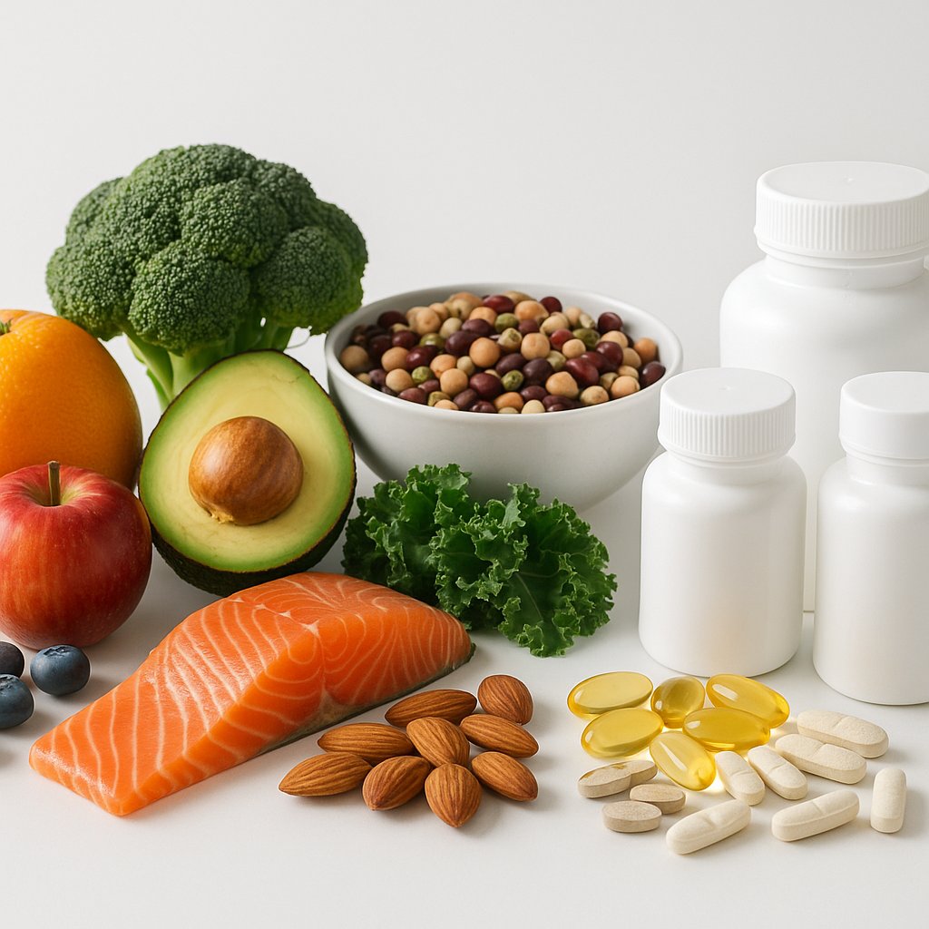 Whole foods spread versus supplement bottles comparing food and supplements for nutrition