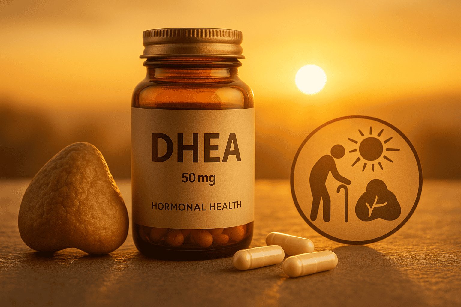 DHEA Supplements: Adrenal Support, Aging Review