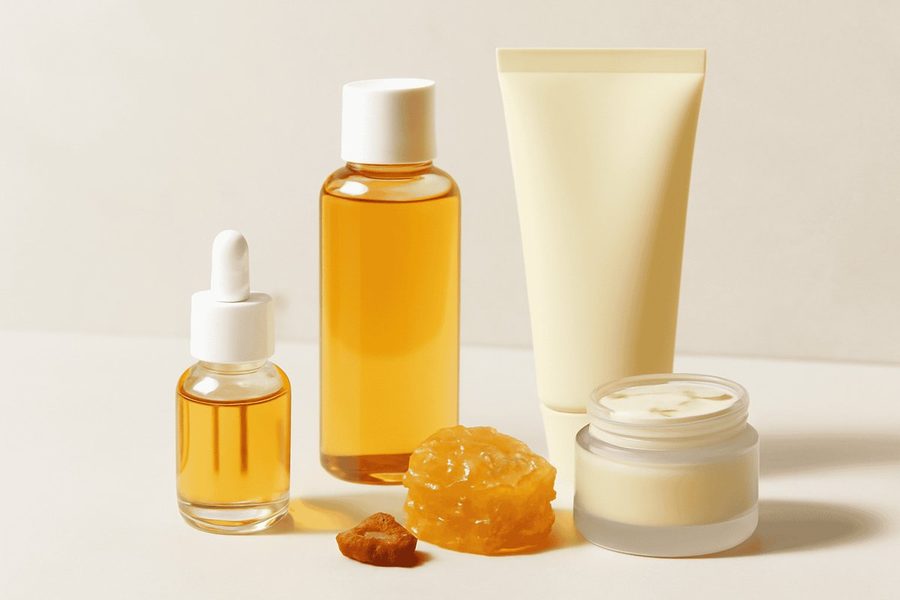 Woman applying gentle ceramide moisturizer for eczema-prone skin barrier repair