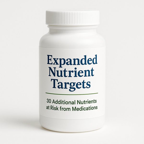Expanded Nutrient Targets: 30 Additional Nutrients at Risk from Medications