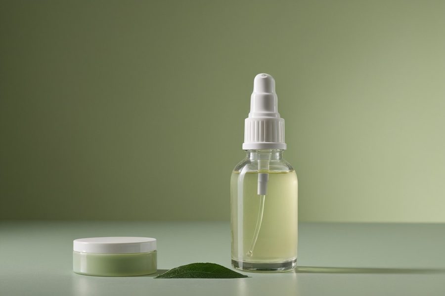 Skincare texture with natural moisturizer