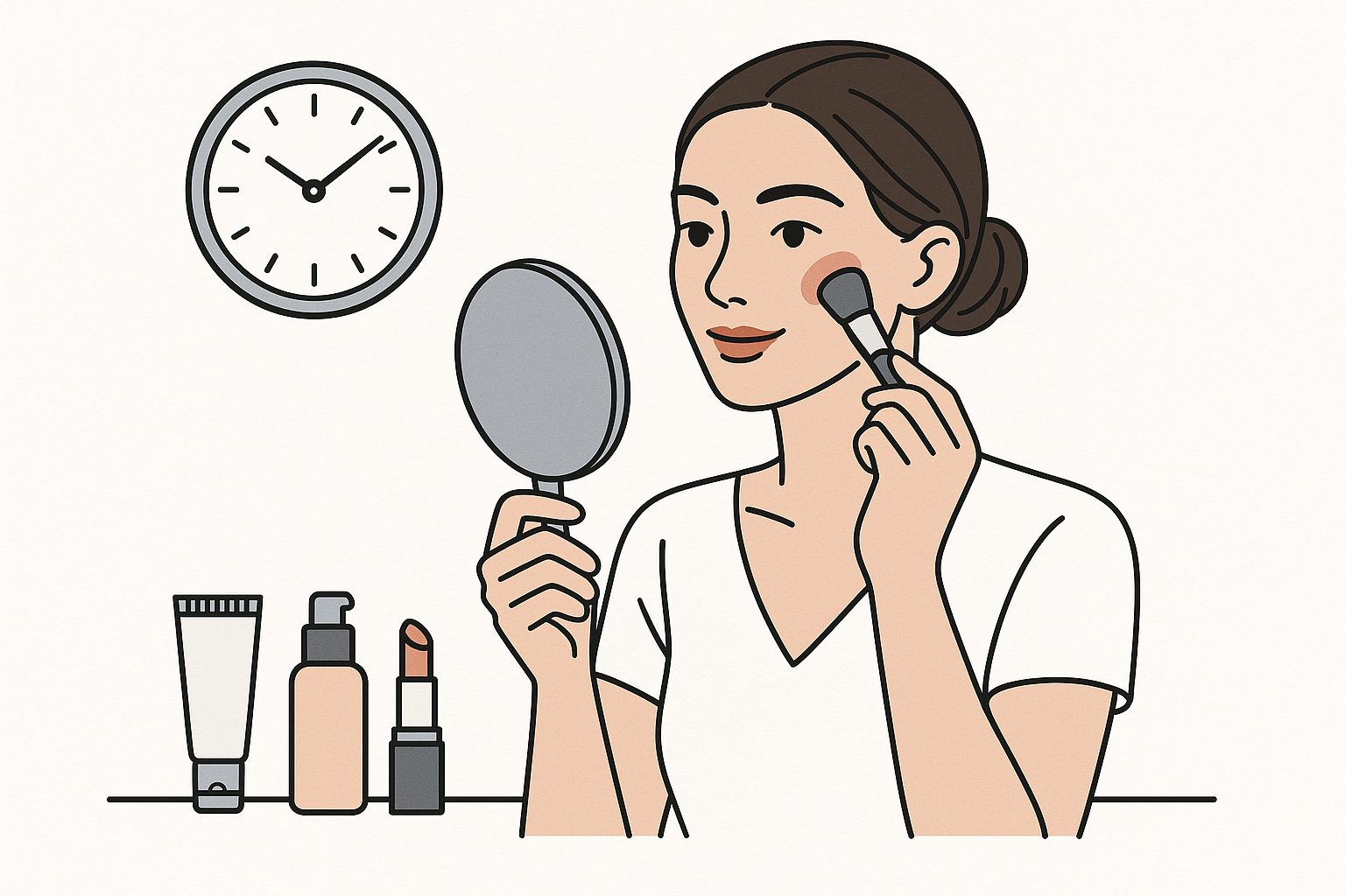 Minimalist Makeup Routine Under 10 Minutes for Busy Mornings