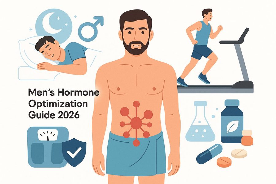 Men’s Hormone Optimization Guide 2026: Sleep, Exercise, Body Composition, and Supplements