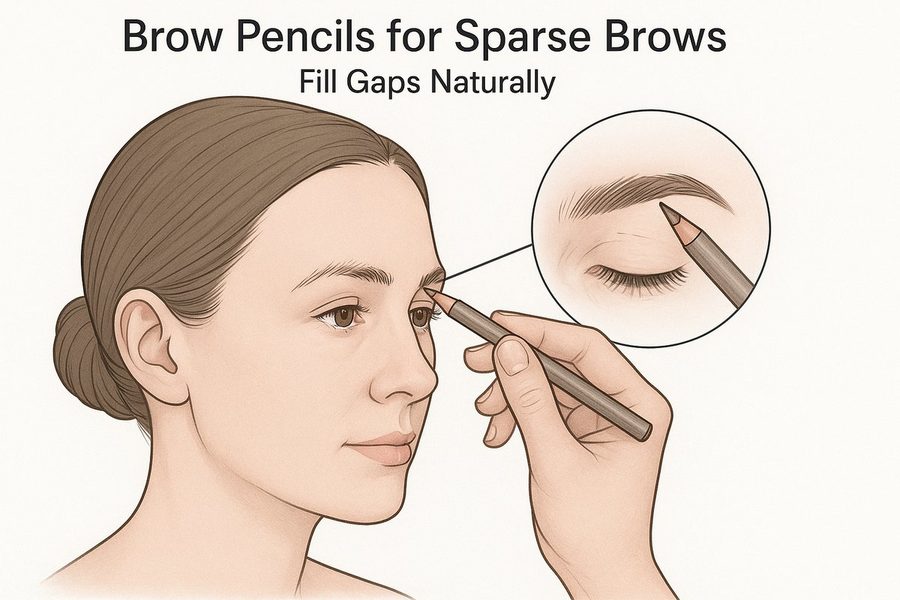 Brow Pencils for Sparse Brows: Fill Gaps Naturally