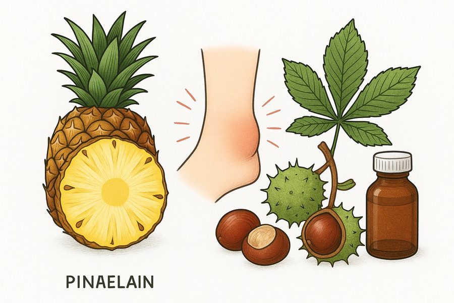 Bromelain and Horse Chestnut for Swelling