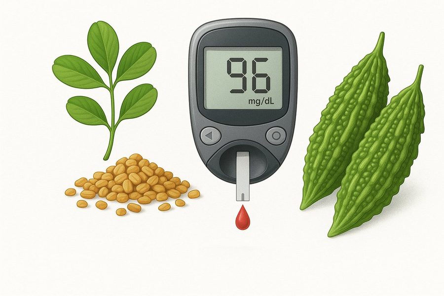 Fenugreek and Bitter Melon for Blood Sugar