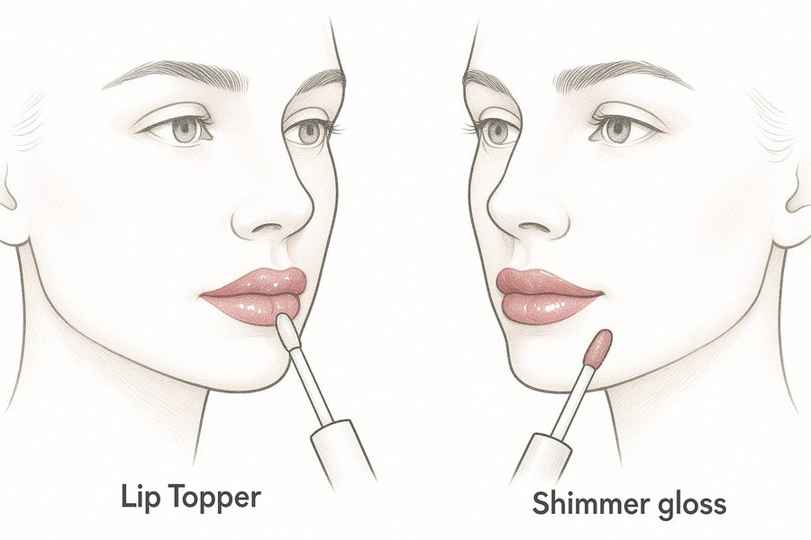Lip Topper vs Shimmer Gloss: What’s the Difference?
