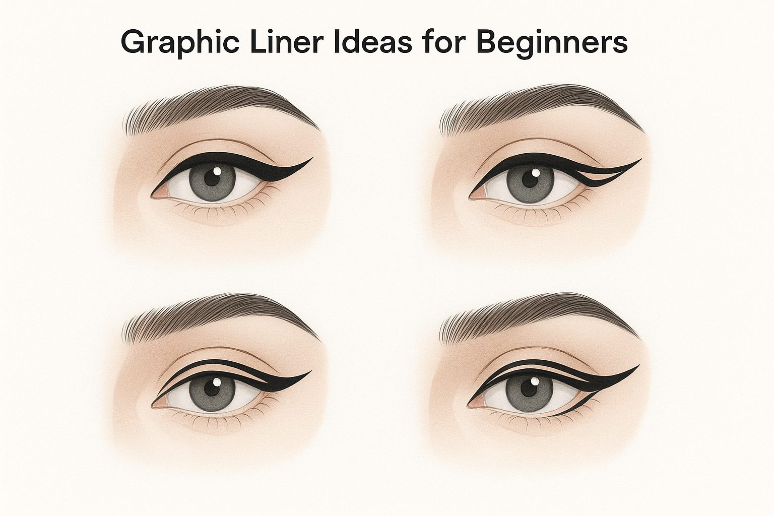 Graphic Liner Ideas for Beginners