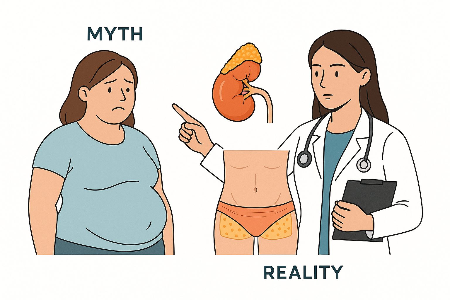 Cortisol Belly Fat: Myth vs. Reality
