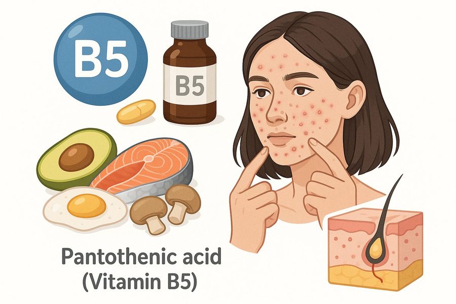 Pantothenic Acid (Vitamin B5) for Acne: Does It Work?