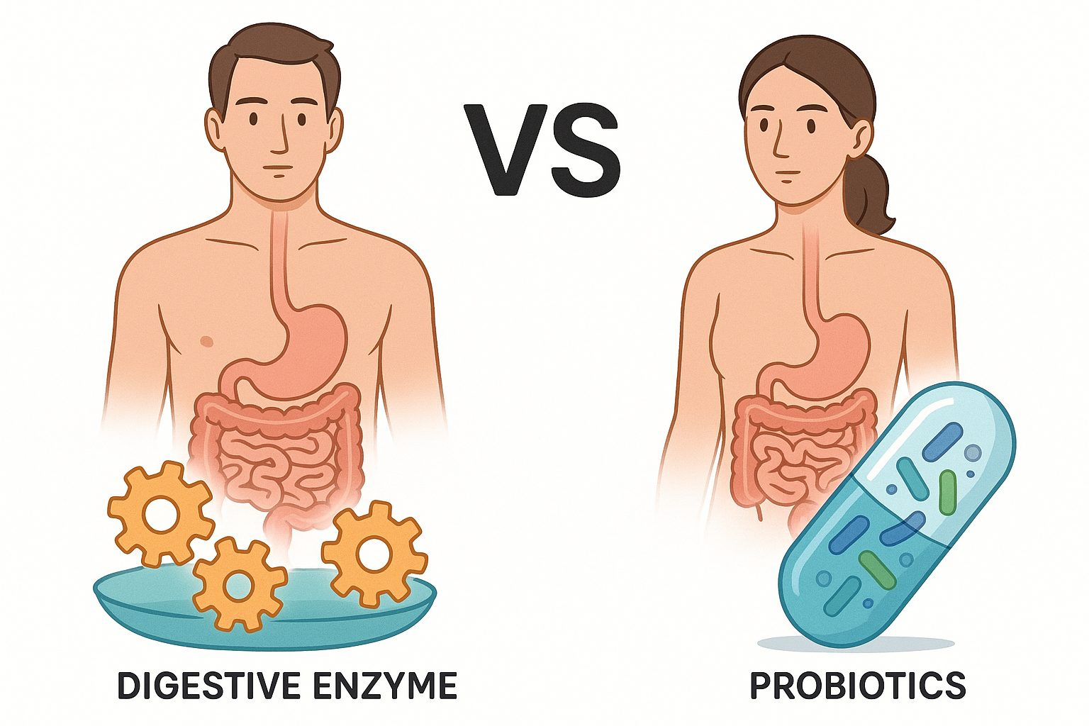 Digestive Enzyme vs Probiotic: Which Should You Try First?