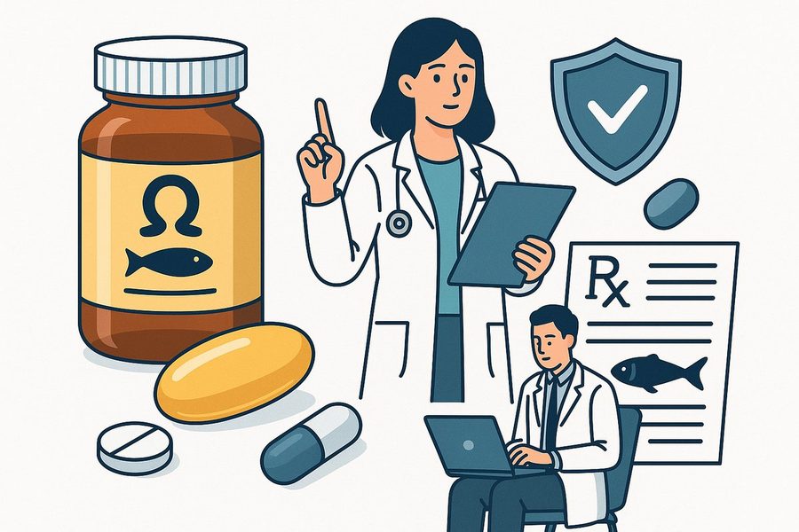 Omega-3 Dosing, Safety, and Drug Interactions