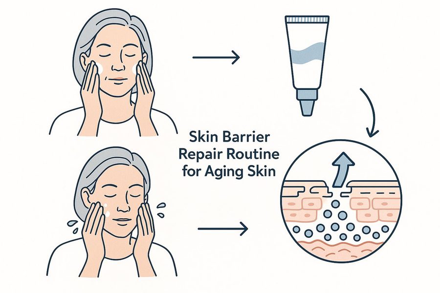 Skin Barrier Repair Routine for Aging Skin