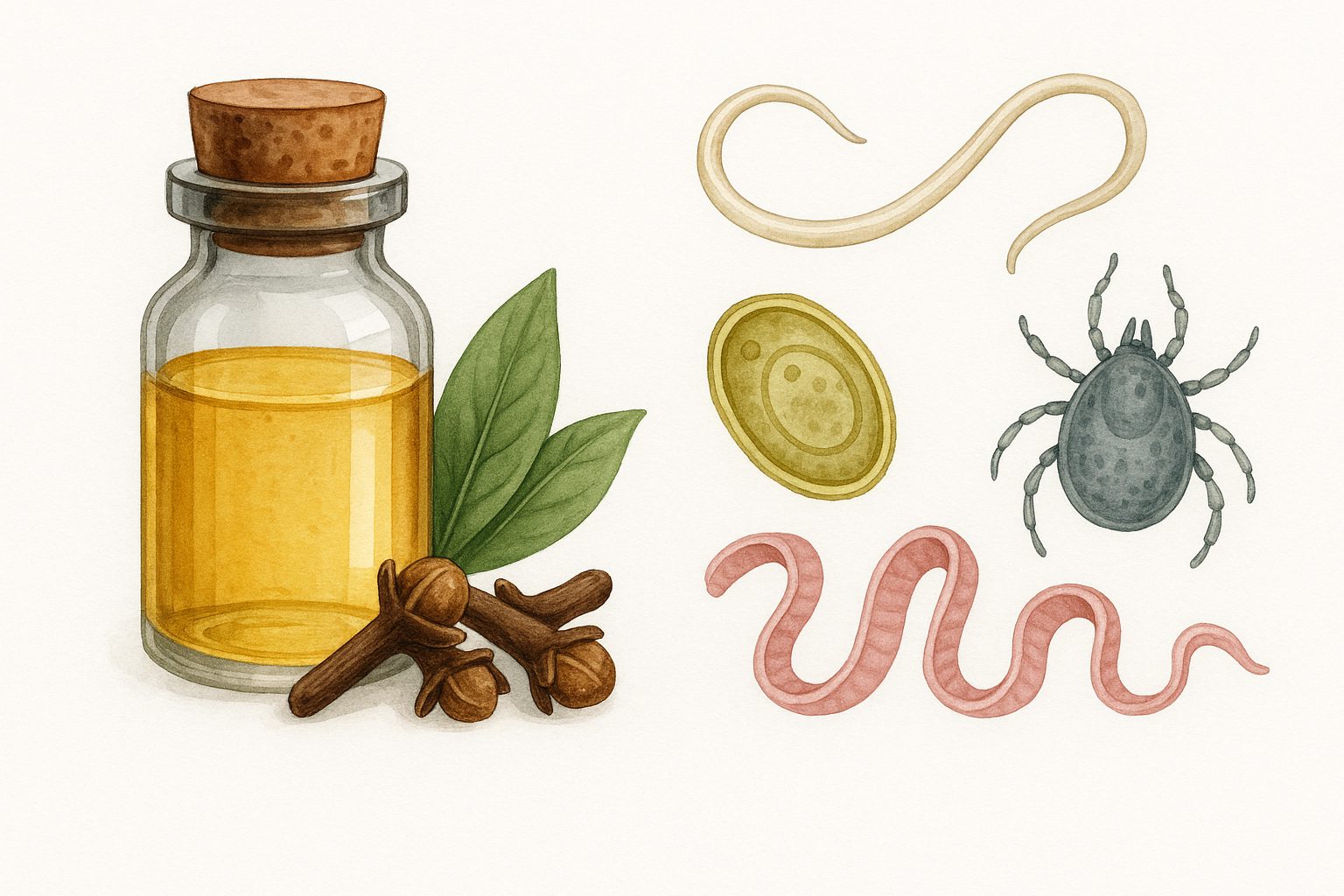 Clove Oil and Parasites: What the Research Shows